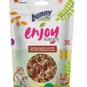 Günstig Bunny EnjoyNature Seidenraupenlarven-Mix 40 g